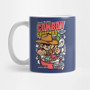 Retro Cereal Box Cowboy Crunchies // Junk Food Nostalgia // Cereal Lover Mug